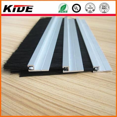 Block the cold and hot air cross, help you reduce electric and gas cost. Industrial Door Bottom Weather Stripping Door Brush Seal ...