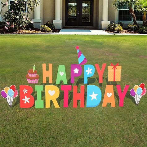 Homemade Happy Birthday Yard Signs Clawer Diy