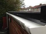 Pictures of Flat Roof Gutter Installation