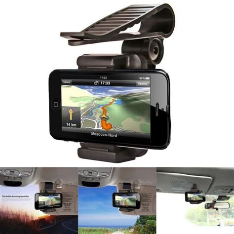 Car Rearview Mirror Mount For Cell Phones Or Gps Car Rear View Mirror
