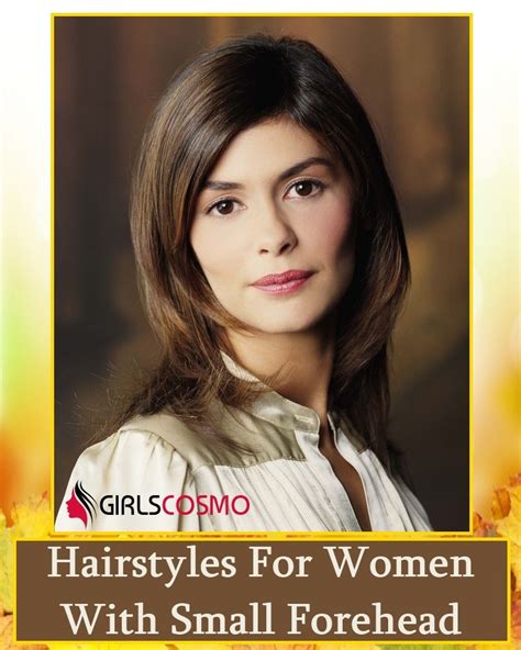 Perhaps add a taper or side part. 7 Fun Hairstyles For Women With Small Forehead | Small ...
