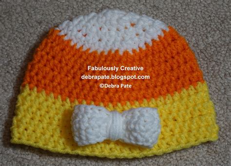 Fabulously Creative Crochet Candy Corn Hat