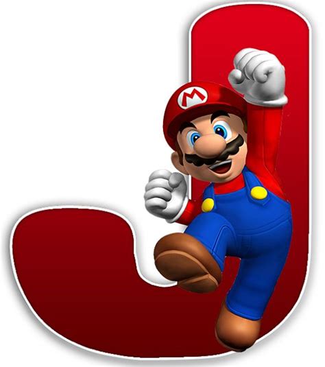 Blindada Por Deus Alfabeto Decorativo Mario Bross Png Super Mario