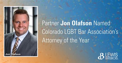 Jon Olafson Named Colorado Lgbt Bar Association S Attorney Of The Year Lewis Brisbois Bisgaard