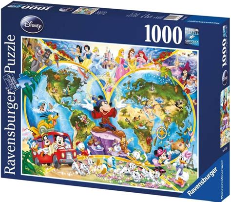 Rompecabezas El Mapa De Disney De 1000 Pzas Ravensburger 32900 En