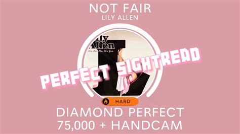 [beatstar] not fair lily allen diamond perfect handcam youtube