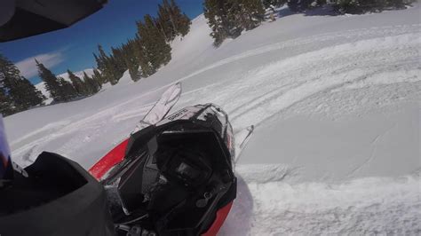 Snowmobiling Colorado Dust And Went Over The Bars Youtube