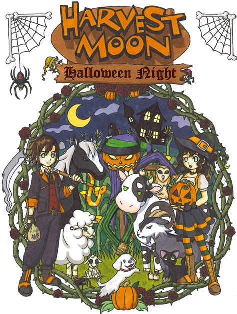 Harvest Moon Halloween Night By Grandmasterfunk On Deviantart