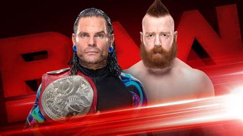 Jeff Hardy Vs Sheamus Set For Raw Tonight Cageside Seats