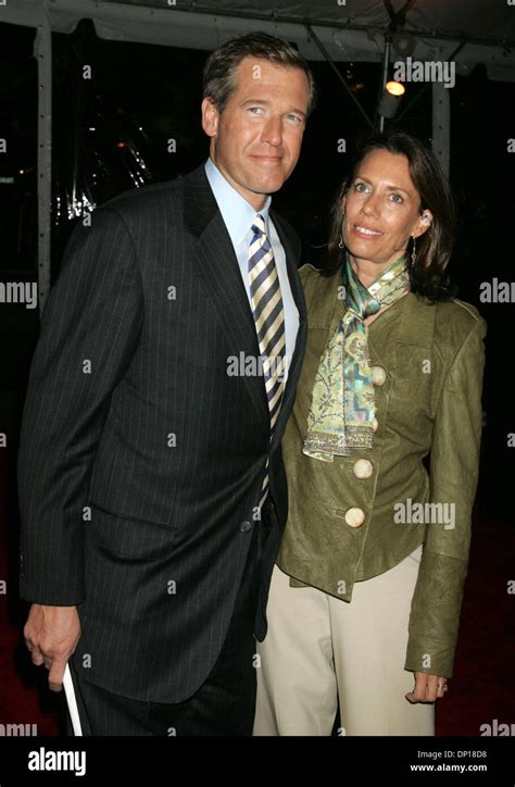 Apr 25 2006 New York Ny Usa News Reporter Brian Williams And Wife At