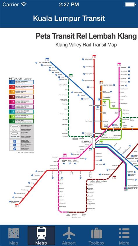 Map of kuala lumpur metro. iPhone App Kuala Lumpur Offline Map - City Metro Airport ...