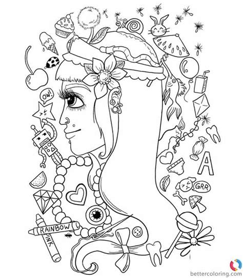 Hipster Coloring Pages Clipart Free Printable Coloring Pages