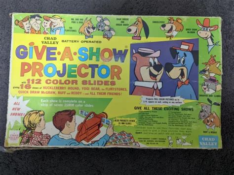 Chad Valley Give A Show Projector 1961 Rare Vintage Toy Hanna Barbera