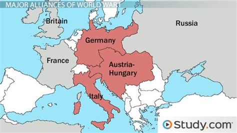 World War 1 Alliances Treaties And Agreements Video And Lesson