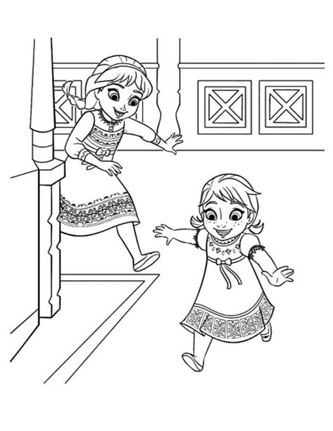 20 Free Printable Disney Princess Anna Coloring Pages