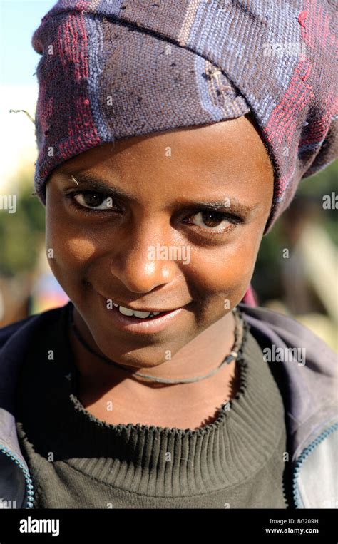 Boy In Town Lalibela Ethiopia Stock Photo Alamy