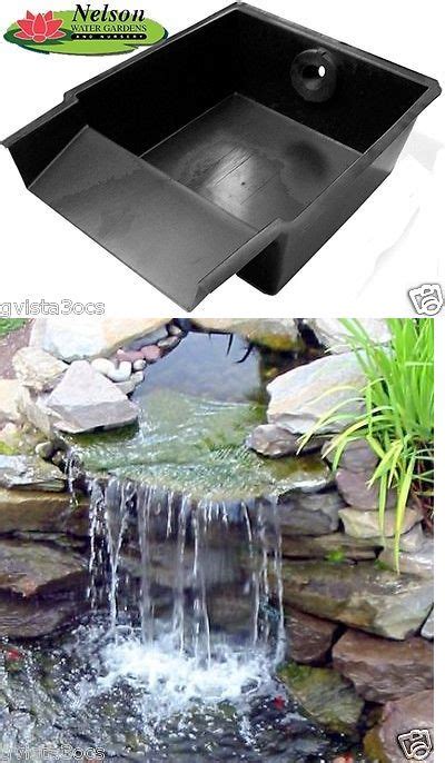Diy Waterfall Spillway Aquascapes Waterfall Spillway For Waterfalls