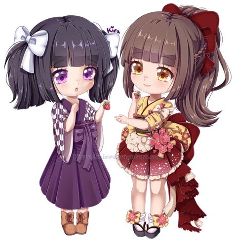 C Kaoruko And Hina By Kiraselixir On Deviantart Cute Drawings Anime
