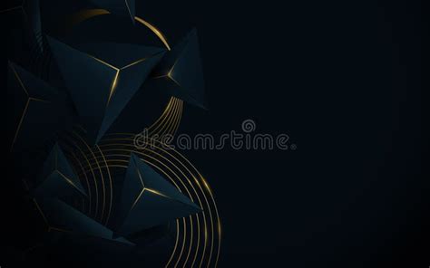 Vector Low Polygon Silver Black Premium Background Abstract Luxury