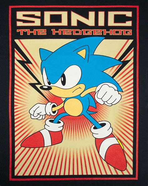Vintage Sonic The Hedgehog Poster