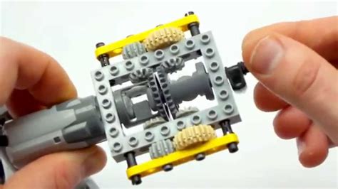 Super Small Lego Technic Automatic Gearbox Youtube