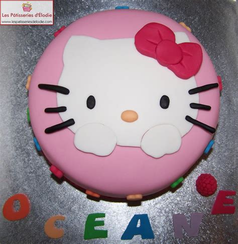 Les Pâtisseries DÉlodie Gâteau 2d Hello Kitty Rainbow Cake