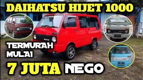 Harga Daihatsu Hijet Bekas Mulai Juta Update Jual