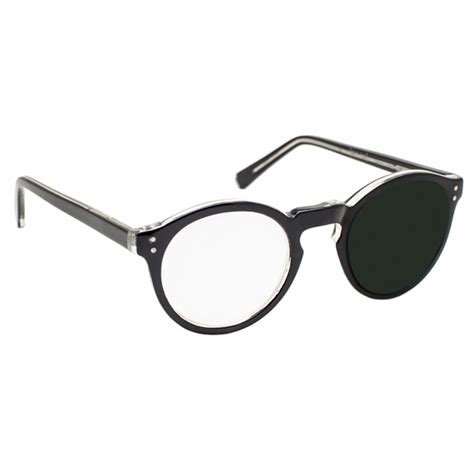 10x 40 Diopter Magnifying Reading Glasses Right Eye Magnified Black Frame