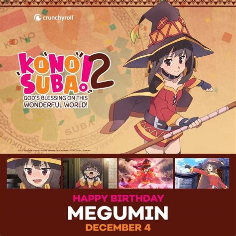 Happy Birthday Megumin 🎂 Anime Amino