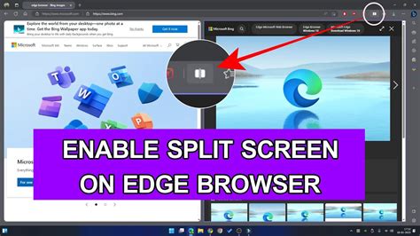 How To Enable Split Screen In Microsoft Edge Browser New Feature