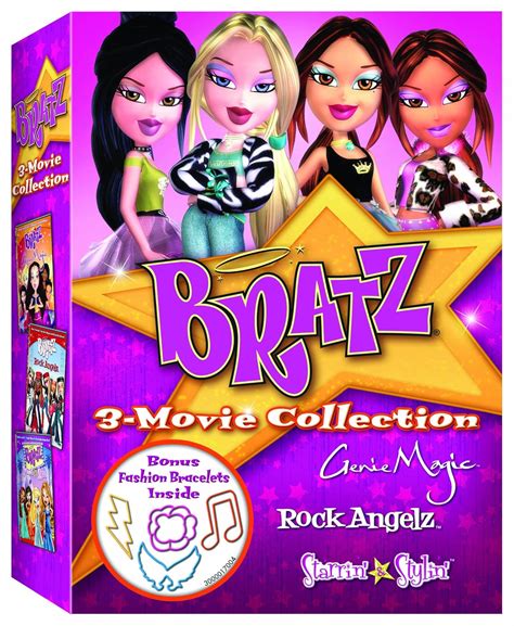Bratz 3 Movie Collection Fashion Bracelets Dvd Bratz 3