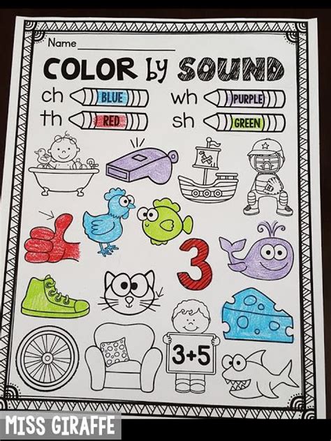 Color By Digraph Worksheet And Other Fun Digraphs Worksheets That Make