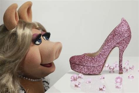Miss Piggy Miss Piggy Pink Glitter Heels Muppets