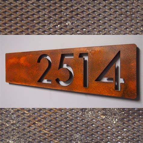 Check spelling or type a new query. Custom Modern Floating House Numbers Horizontal Offset in ...