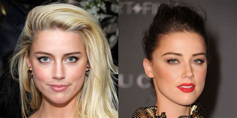 Blonde Or Brunette The Great Celebrity Hair Color Debate Amber Heard