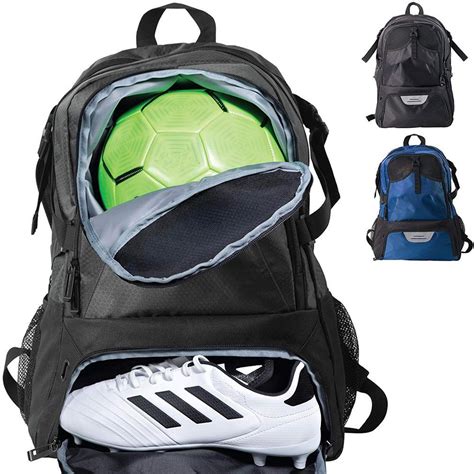 Lightweight Soft Sport Bags Soccer Basketball Bag With Ball Holder And