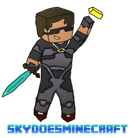 Skydoesminecraft Fan Art By Lukezgraphics On Deviantart