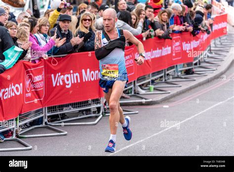 Derek Rae Gbr Racing In The Virgin Money London Marathon 2019 Near