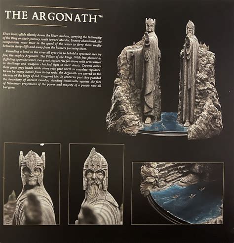 The Argonath Environment Herr Der Ringe Hobbit Statue 39x 375cm Weta