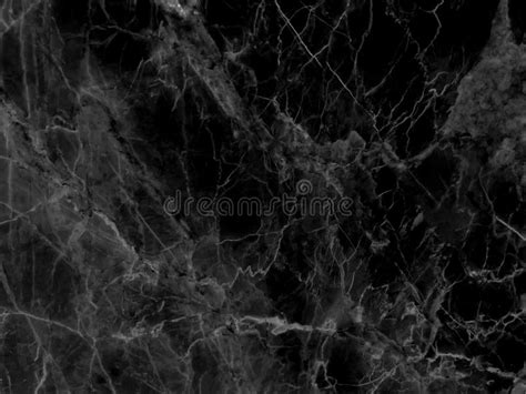 Black Marble Grunge Pattern Texture Background With White Cracks Veins