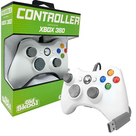 New Replica Xbox 360 Controller Wired White Xbox 360 For Sale Dkoldies