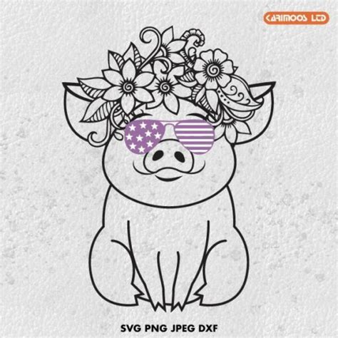 Free pig SVG | Karimoos