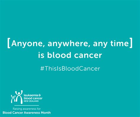 Blood Cancer Awareness Month Leukaemia And Blood Cancer New Zealand Lbc