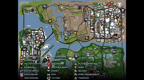 As you progress through the game you can run up to 70 unique stunt. How To Unlock GTA San Andreas Full Map - YouTube