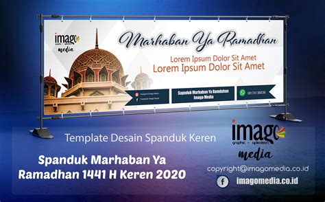 Desain Spanduk Marhaban Ya Ramadhan 1441 H Keren 2020