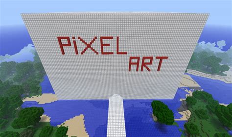 Pixel Art Archive Building Minecraft Project