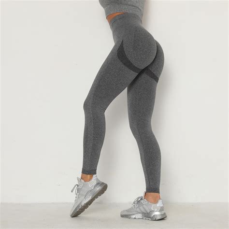 high waist seamless leggings push up sport women fitness running gym pants ebay