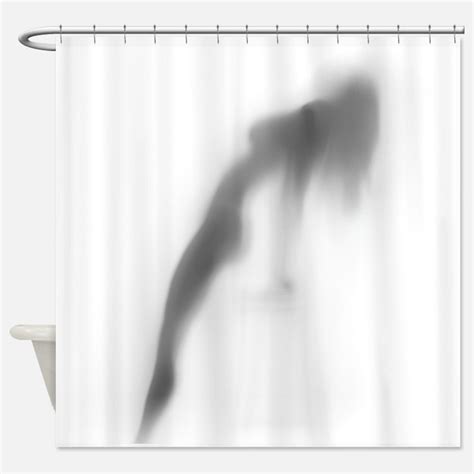 Silhouette Shower Curtains Silhouette Fabric Shower Curtain Liner