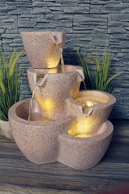 Maybe you would like to learn more about one of these? Arnusa Gartenbrunnen Taverna mit LED-Beleuchtung ...