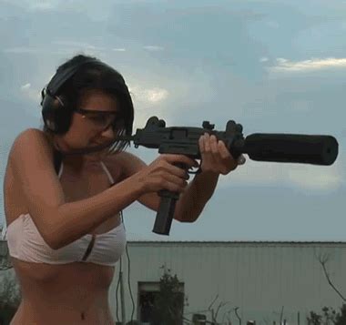 Naked Women Shooting Guns Gifs Telegraph